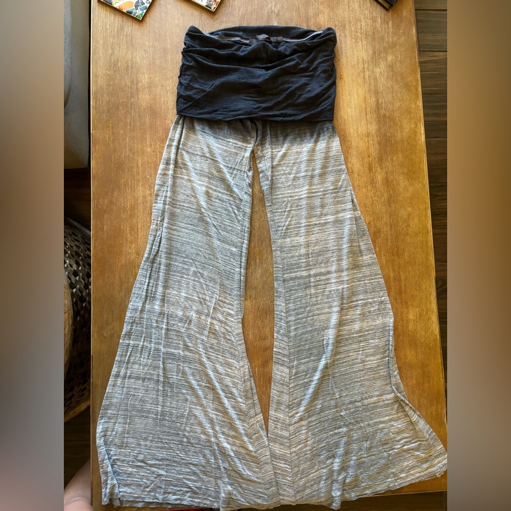 SZ S Feel the Piece bell bottom tie dye fold over pants